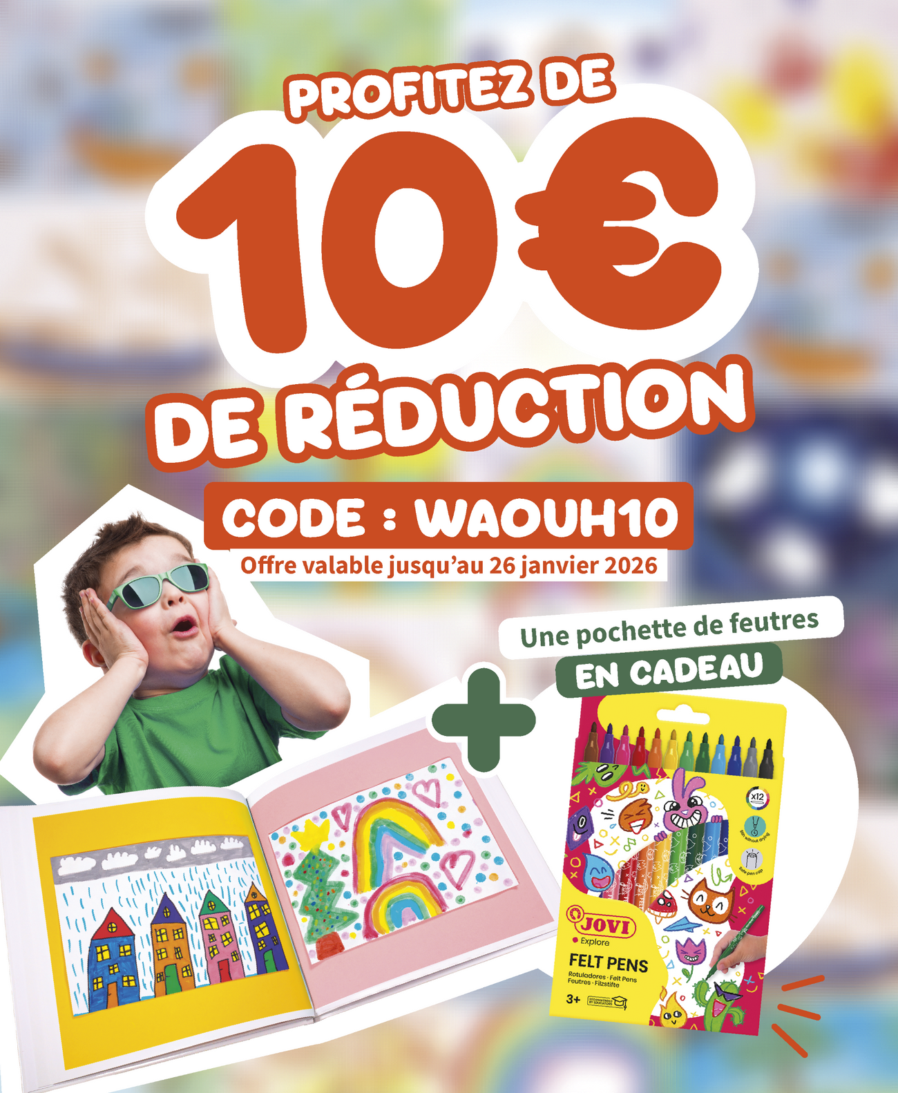 profitez de 10€ de réduction