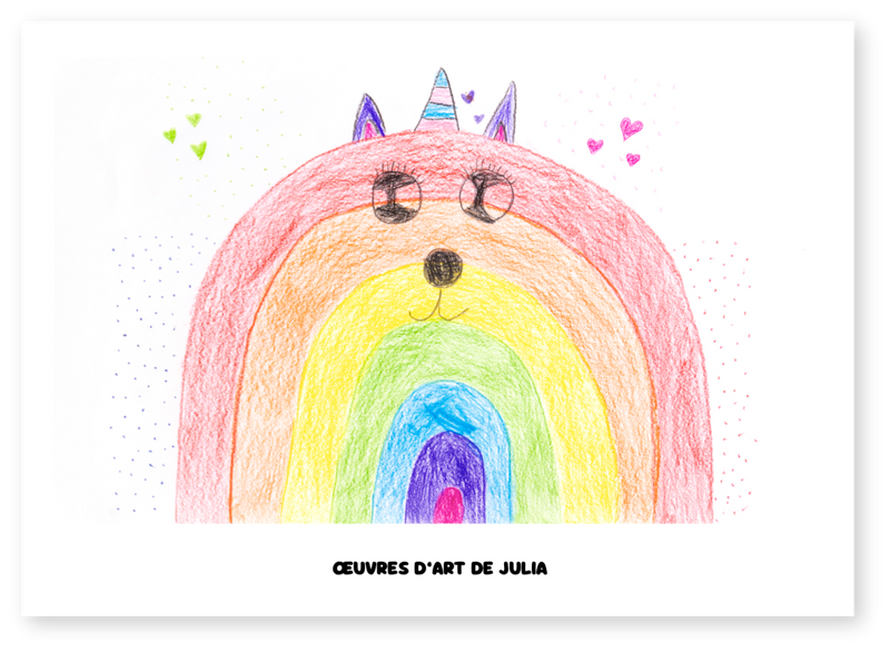 Œuvres de Julia - 3 ans