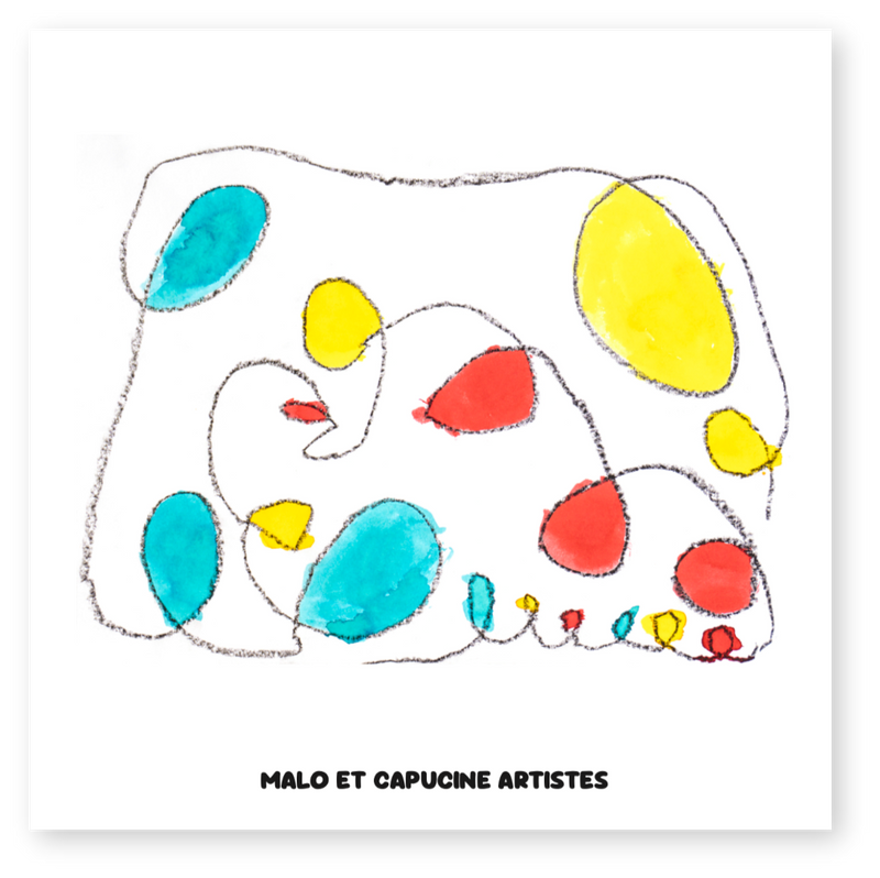 Malo et Capucine artistes
